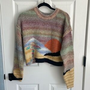 Urban Outfitters multicolored design sweater size small